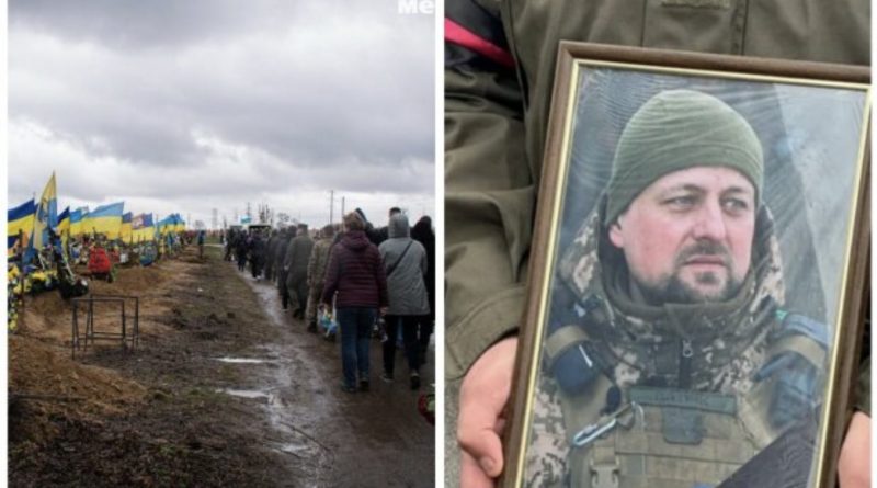 “Тато завжди знав, що сказати”: українці прийшли провести Героя в останню путь, кадри траурної церемонії