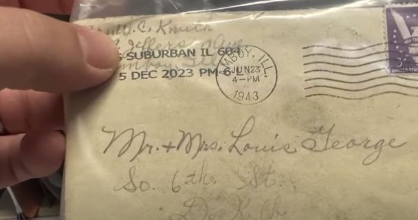 Сім’я отримала трагічного листа, який відправили 80 років тому
