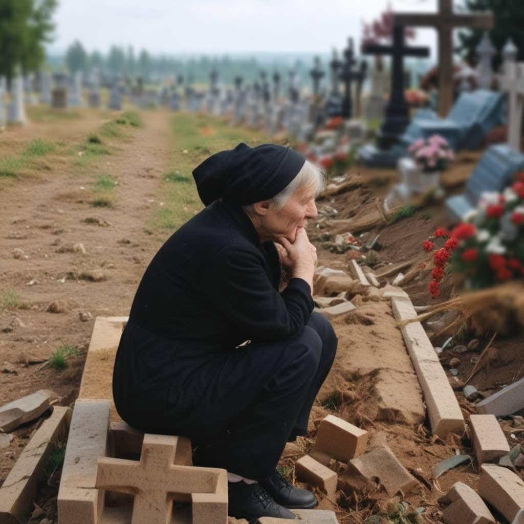 У Надії Петрівни не стало чоловіка Сергія. Жінка взяла телефон і набрала номер сина Віктора. – Алло, Вітя… – тихо сказала вона в слухавку. – Приїжджай швидше. Тата не стало… – Мамо, я зараз зайнятий, у мене справи! – раптом сказав син. – Подзвони Світлані. – Синку, тата не стало! – ахнула Надія Петрівна. – Невже ти не можеш відмовитися від роботи? – Не вигадуй! – роздратовано сказав син. – Я вчора з ним розмовляв. Мамо, справді, подзвони Світлані. Вона краще з усім впорається. А я як тільки звільнюся, то зразу підʼїду… Син поклав слухавку. Надія Петрівна не вірила своїм вухам