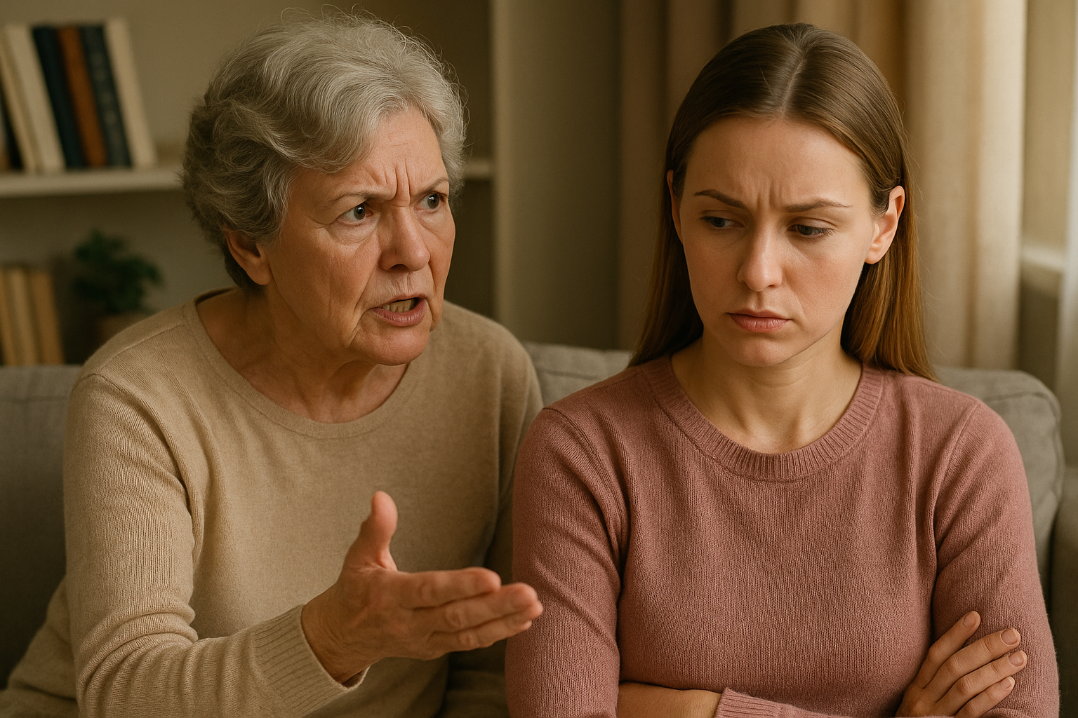 – Ти повинна за мною доглядати! Сашкові дружина не дозволяє, а так би він з великим задоволенням, – з досадою промовила мати. – Тому, твій дочірній обов’язок мені допомагати