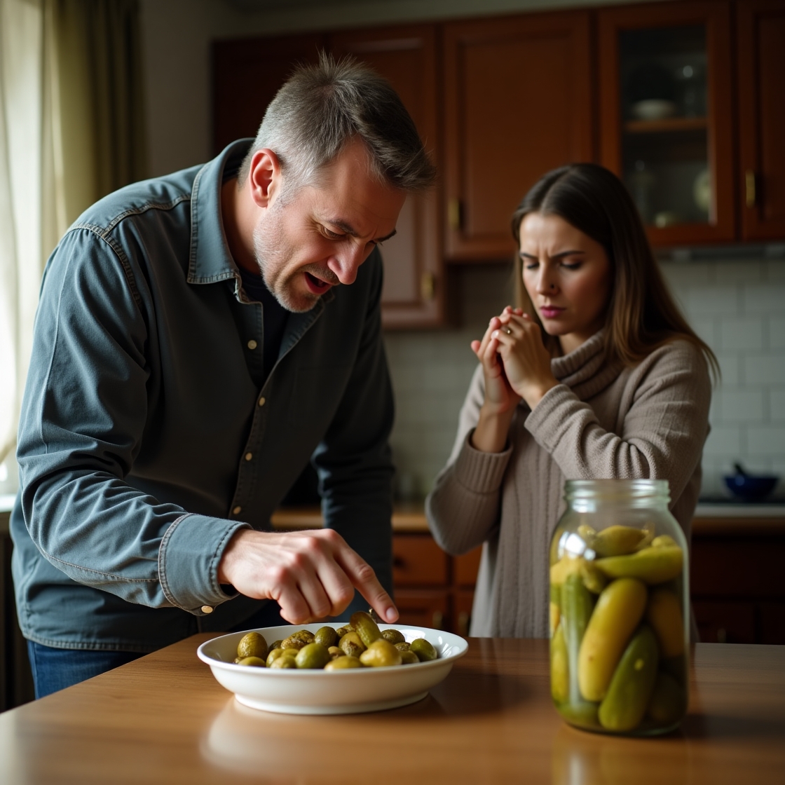 Вчора ми зварили гречки та витягли мамині квашені огірочки. Краще б я про них забула. Чоловік такий скандал зробив на рівному місці, що мені вже нічого не хотілося. Річ у тому, що в банці з огірками він знайшов