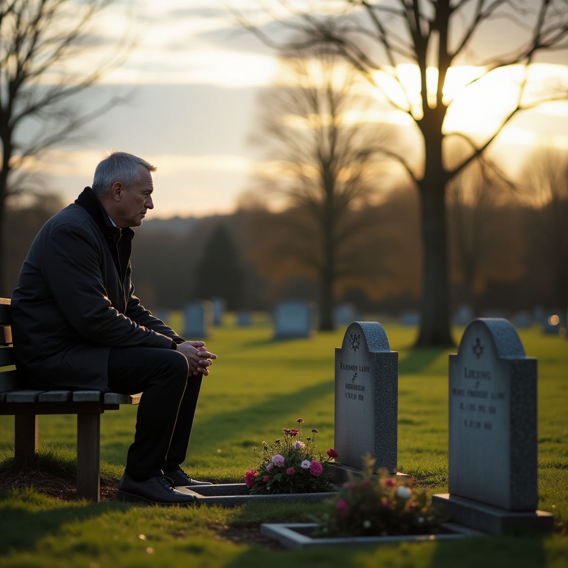 Віктор їхав у рідне село, до батьківського дому. Він нещодавно розлучився, а будинок в селі пустував після того, як батьків не стало. Зайшовши у будинок Віктор, відчинив двері навстіж і взявся за прибирання. Працював до вечора, потім сів перепочити. – Завтра треба до батьків на могилки піти, порядок навести, – подумав він і пішов спати. Прокинувся вранці, перекусив, і поїхав на цвитар. Навів порядок на могилках, посидів на лавці. Раптом, чоловік почув, як позаду щось ворохнулося