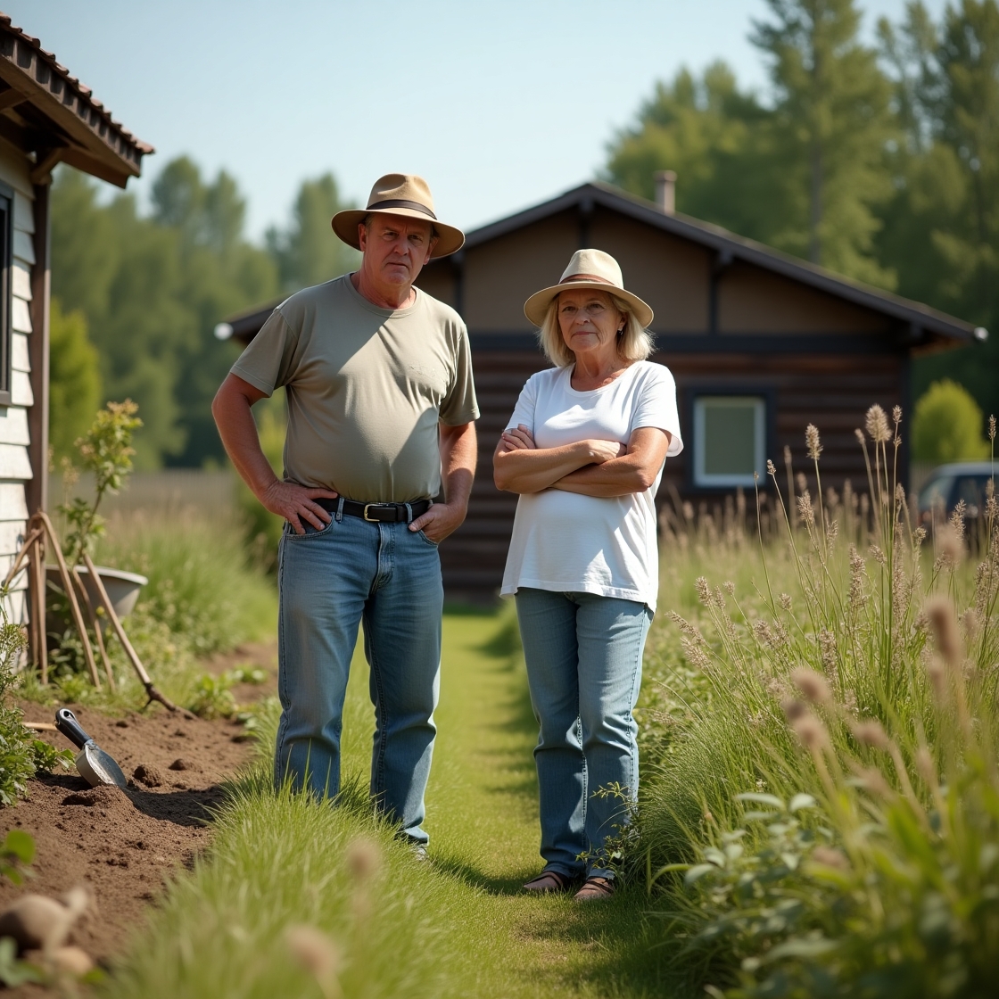 Віра з Павлом переїхали жити на дачу. Віра оглянула зарослий бурʼянами город. – Слухай, Павлику, а давай там в низині капусту посадимо і те, що любить воду, а тут картопельку, – сказала вона. Павло знизав плечима: – Давай. – Треба тепер розсаду знайти й картоплю, – сказала дружина. Щось купили, щось сусіди принесли. Віра невтомно за своїм городом доглядала. Кожному новому листочку раділа, кожній квітці посміхалася. Вже на початку липня занедбана раніше ділянка, розквітла. У вересні Павло з Вірою поїхали в гості до її батьків. Коли вони повернулися на дачу, то оторопіли від побаченого