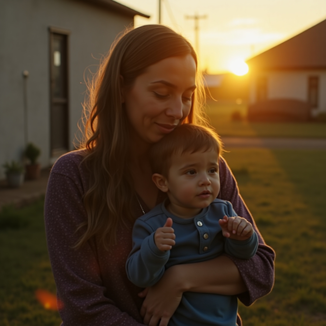 Марічка ступила на подвір’я, яке пам’ятала зовсім іншим — коли ще мама жива була, коли тато зранку косив, а вона бігала босоніж по росі.