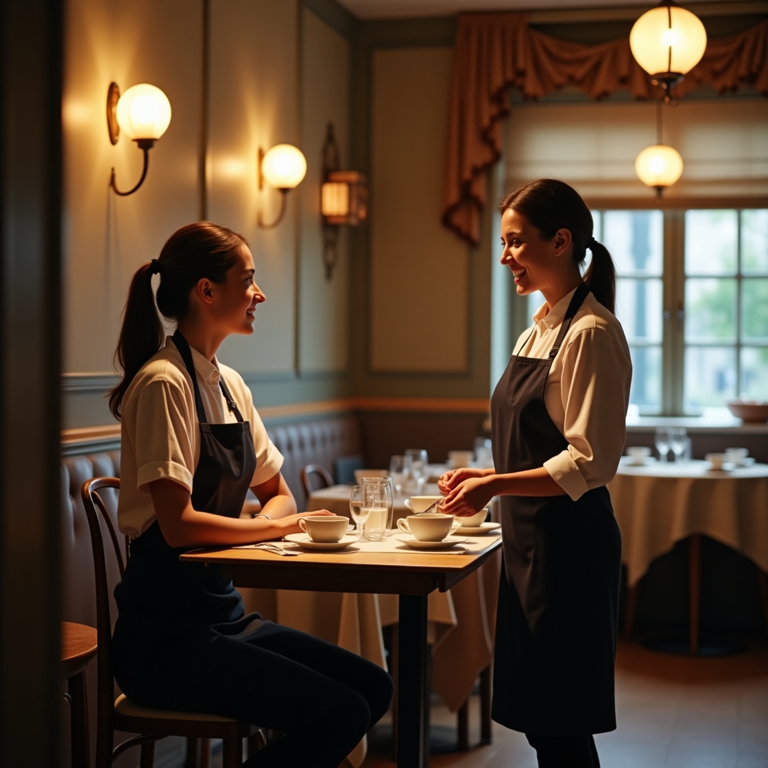 Інна була на роботі у себе в ресторані. – Щось у нас сьогодні душно, витяжки працюють? – запитала вона Олену, яка була головною на кухні. – Недобре мені… – Все працює як завжди, – Олена з подивом дивилася на Інну. Та встала і зібралася йти на кухню. – Почекай! – зупинила її подруга. – Будь тут, я зараз чаю принесу. Там ми самі впораємось. Вона принесла чай. – А ти, часом не вагітна? – раптом запитала Олена Інну. Інна посміхнулася й ствердно кивнула. – Оце так новина! – ахнула Олена. – Оце так чудово! Молодчина, Інночко! Із зали почулася музика, а потім спів. Інна прислухалася й не повірила своїм вухам