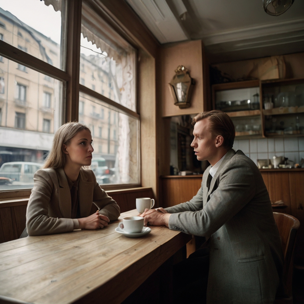 Микита ще з вулиці помітив, що його дружина сидить у кафе з якимось мужиком. Він взяв і вивів її з-за столу. – Хто він такий? – обурився Микита. – Це просто старий знайомий. Я тебе вже цілу годину чекаю. – Навіщо ти мене сюди покликала, щоб я побачив цього мужика? – Я хотіла повідомити тобі новину. Я вагітна! Микита застиг від здивування. – Від нього? – раптом запитав він. Марічка почервоніла