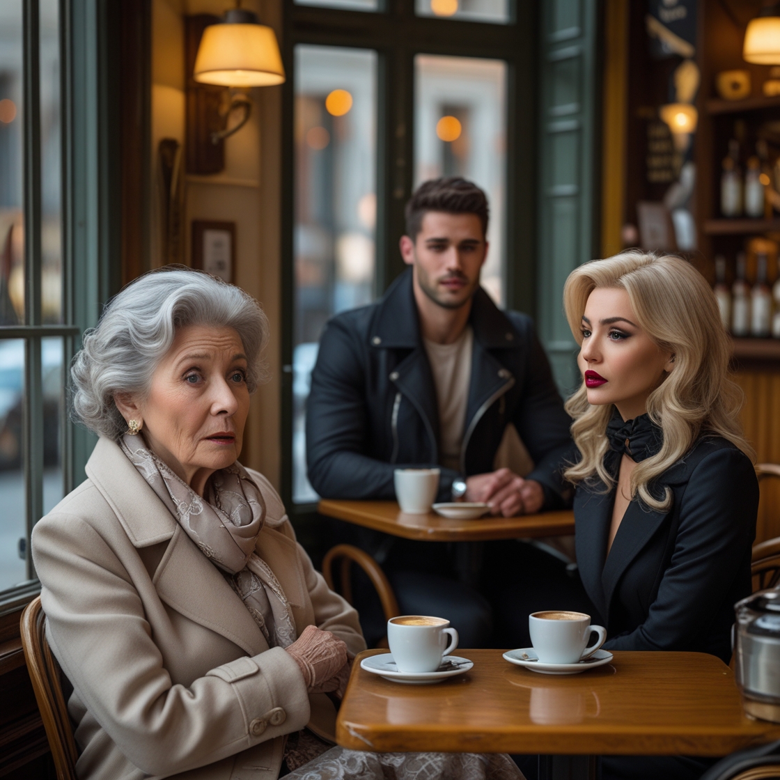 Ольга Петрівна сиділа за столиком у кафе, чекаючи на свою подругу. Жінка замовила каву, і стала чекати на Раїсу, мимоволі ковзаючи поглядами на всі боки. Раптом, Ольга напружилася: у кафе входив, не помічаючи нікого, її син, Андрій. Він вів під руку якусь мадам. Андрій був повністю поглинений супутницею і не помітив матері. Син з «подругою» сіли за столик неподалік від Ольги, так що жінка чудово чула розмову парочки. – Невже Андрій зраджує Катю? – захвилювалася жінка. Ольга Петрівна причаїлася, прислухалася до розмови сина з його супутницею і…аж рота відкрила від почутого.