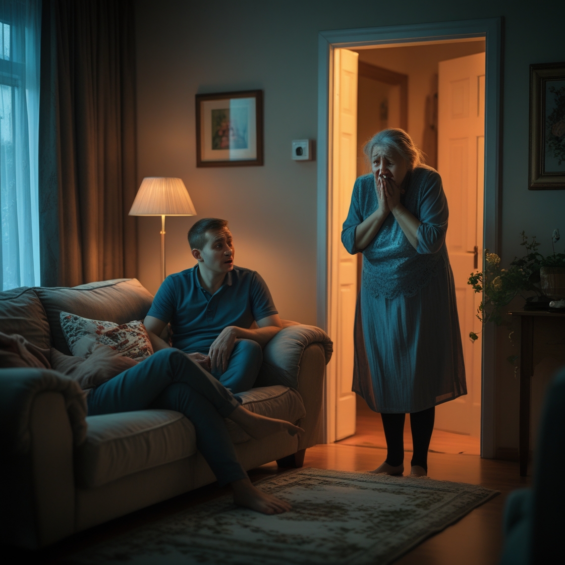 Людмила з чоловіком дивилися фільм, зручно вмостившись на дивані. Раптом у двері подзвонили. – Я відкрию, – сказав Віктор і вийшов в коридор. Через декілька секунд, з коридору долинуло голосіння. – Що це там відбувається? – здивувалася Люда, підійшла до дверей, тихенько визирнуло в коридор, і побачила, що до них прийшла свекруха. Ніна Петрівна плачучи, щось пояснювала Віктору. – Щось сталося у Ніни Петрівни? – захвилювалася невістка. Людмила прислухалася до розмови свекрухи і… ахнула від почутого