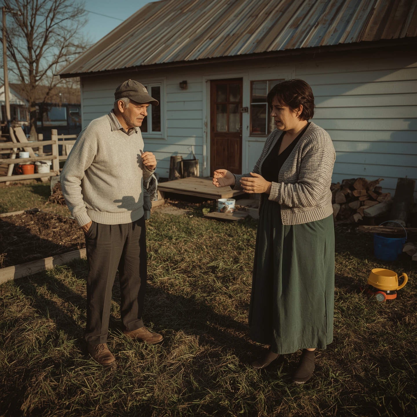 Ну й іди! – зиркнула холодним поглядом Надя. – Як уже не потрібна я тобі, то не триматиму! – Знову ти у своїй манері, та з тобою просто не можна говорити, – відповів Степан, знизуючи плечима. – Я йду не через те, що ти «не потрібна», а через те, що життя з тобою у нас ніяк не складається. – Не складається? А то нічого, що ми срібне весілля відсвяткували? Дочку виростили, а ти подумав, що ти ти внуку своєму скажеш – куди подівся дідусь. – Я і справді так більше не можу, а життя у мене одне, – спробував виправдатися Степан. – Яке ж то життя, Степане? Зранку до ночі – город, худоба, внук, бо Танька знов на роботі… І ти мені заявляєш: “Я йду”
