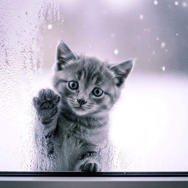 – Там, он, кошеня третій день у вікні сидить. Я хвилююся за нього. – У квартирі Діми? — насупилась жінка. — То він позавчора з’їхав. – Як з’їхав?! А кошеня?