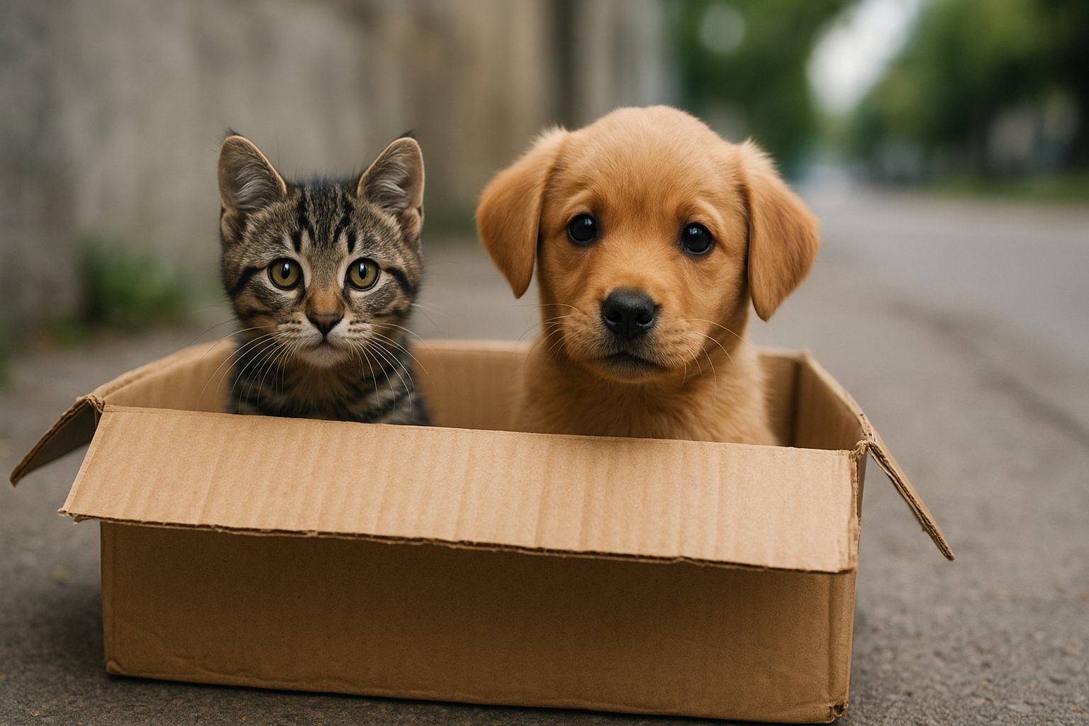 Сьогодні мене забирають від батьків. Напевно, до дитячого будинку. Мені 11 років, мене звуть Вася. Собачка Білка і кошеня Стрілка – мої найкращі друзі. Будь ласка, прихистіть їх. Вони добрі та майже нічого не їдять