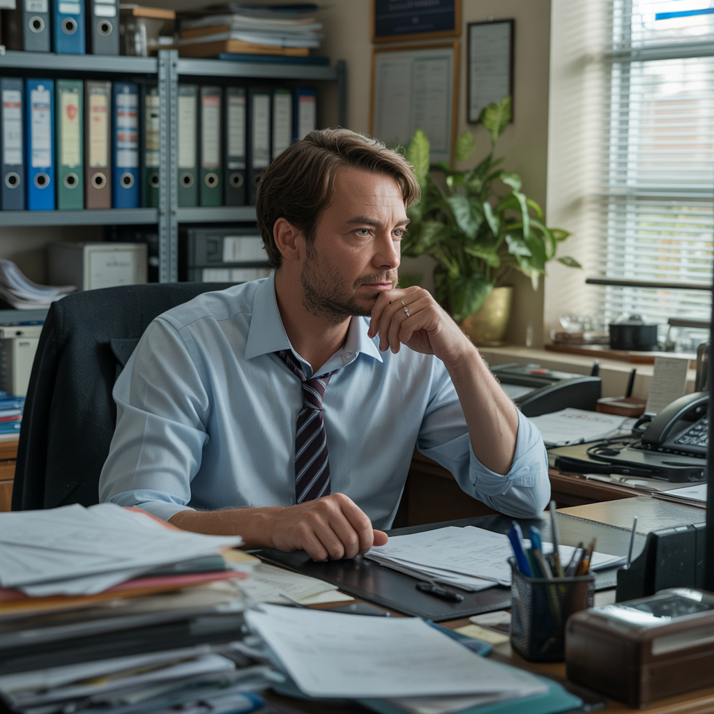 Микола цілий день на роботі все думав про свою дружину Ірину.