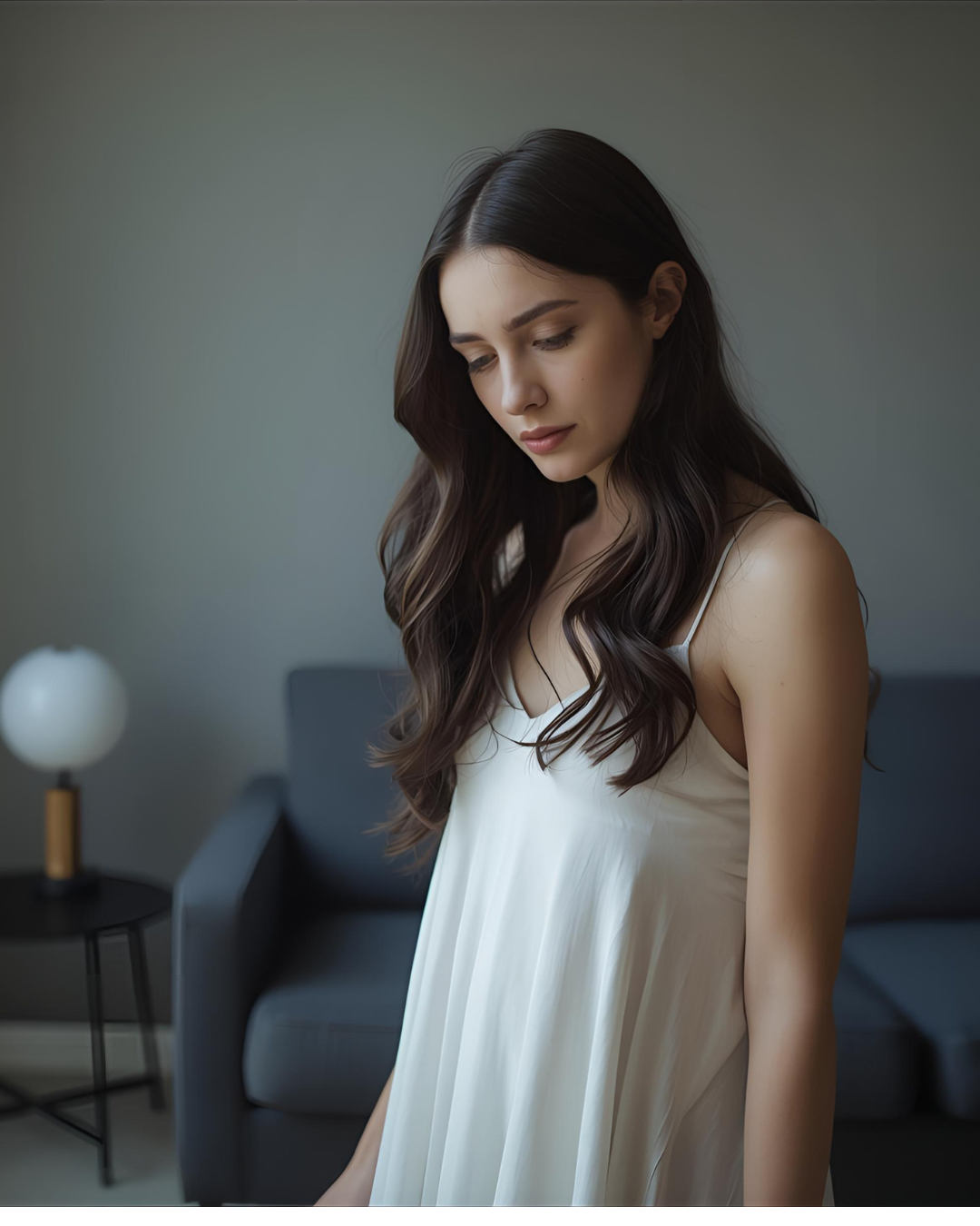 Дмитро, озираючись, пішов за дружиною до виходу, і приклав руку до вуха, типу подзвони