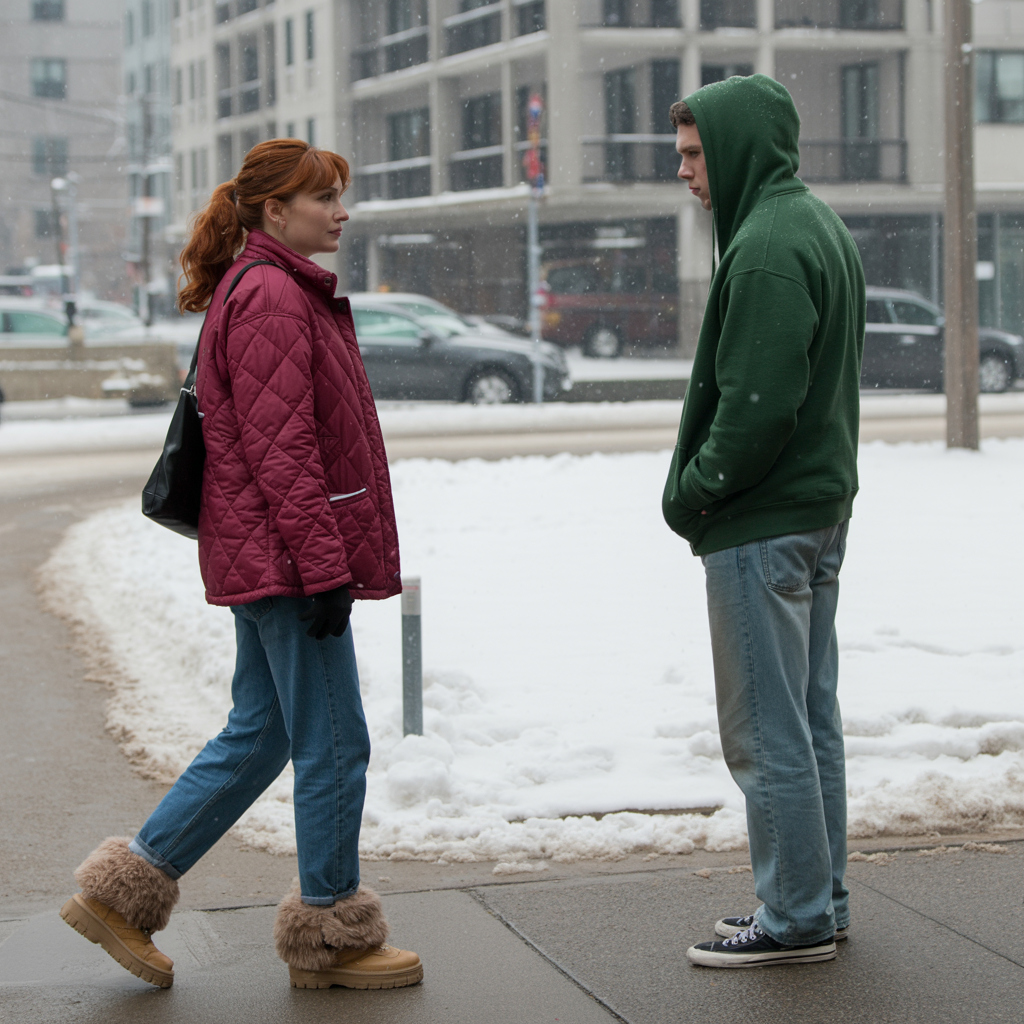 “-Зачекайте, – сказав він.