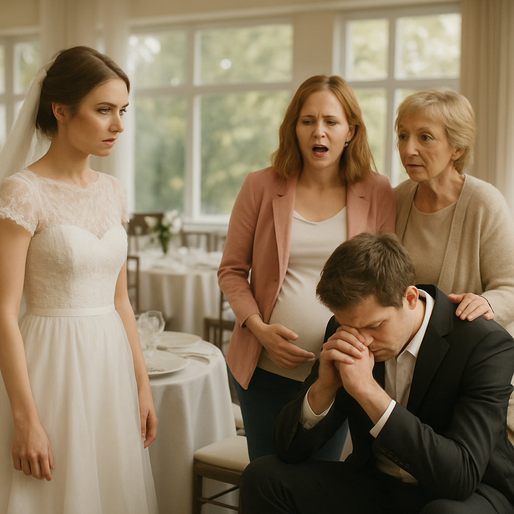 “– Все звалилося раптово! Близько дев’ятої вечора в ресторан увійшли дві жінки. Одна молода і явно в положенні, інша – старша. Вони пройшли прямо до столу молодят. – Денис! – Закричала молодша жінка. – Ти що твориш?