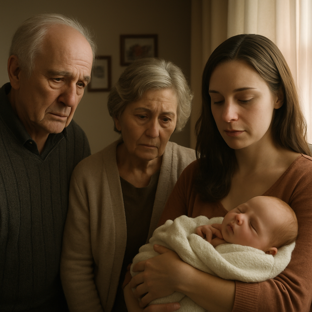 – Андрюша, ну зробімо тест… таємно… ну не наша це внучка! Я прямо відчуваю…