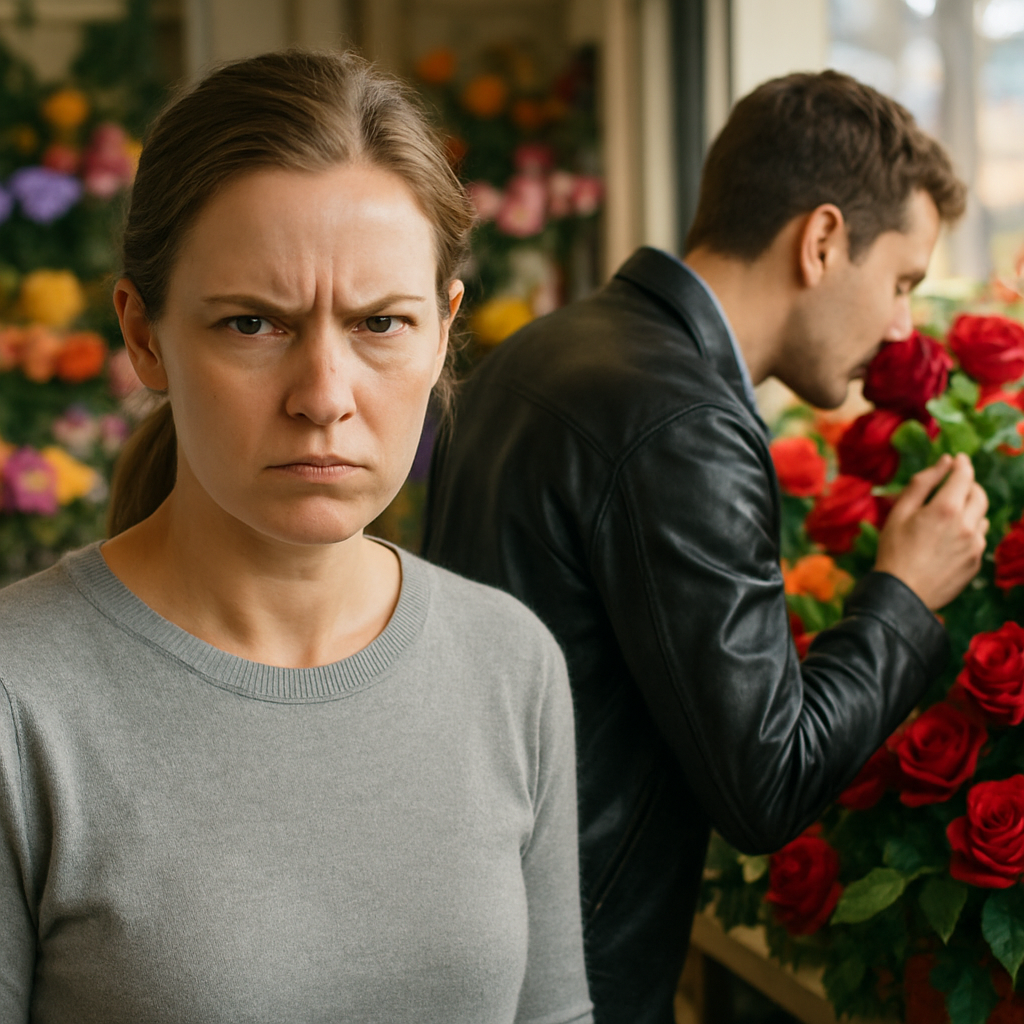 Чоловік доглядав за хворою мамою, поки дружина працювала. Але одного разу вона побачила, як він купує квіти і дарує їх якійсь жінці