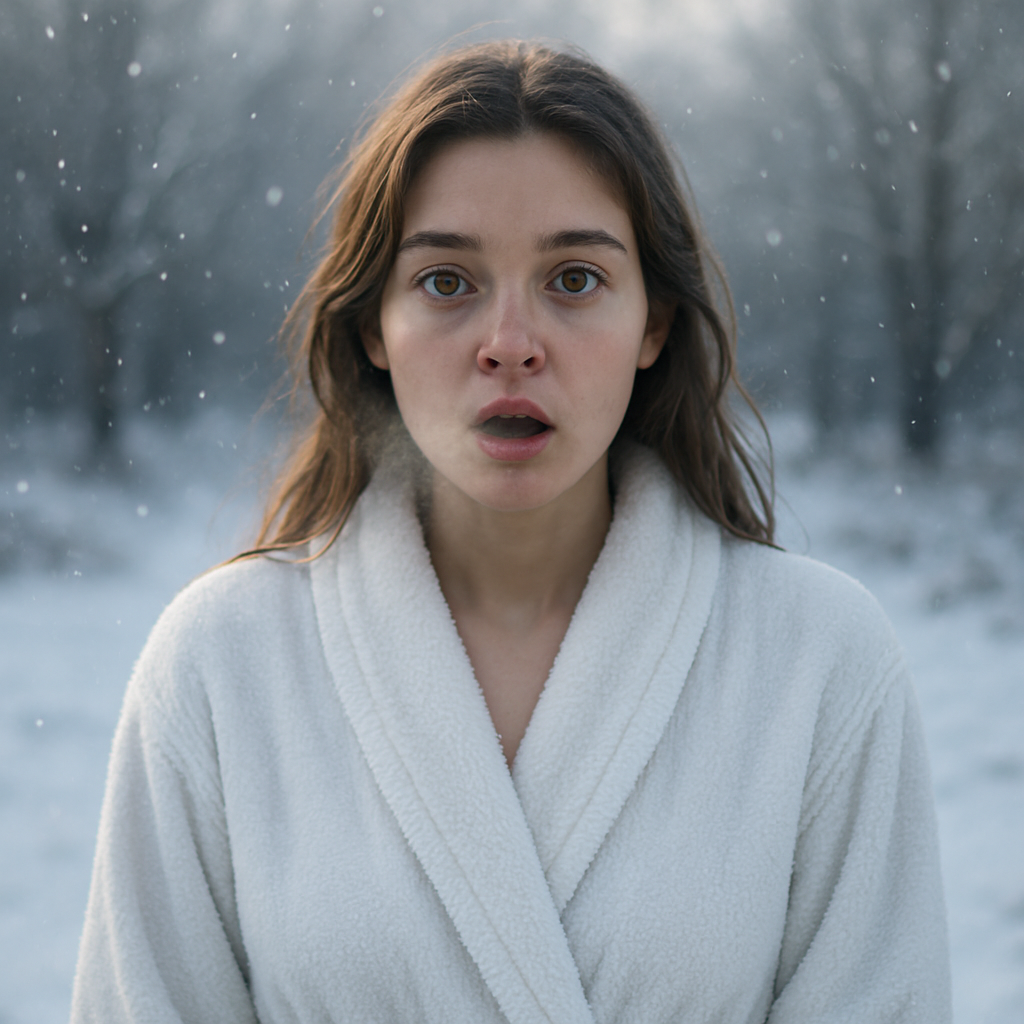 Чоловік у люті морози вигнав свою молоду дружину з дому. А вона йому лише подякувала