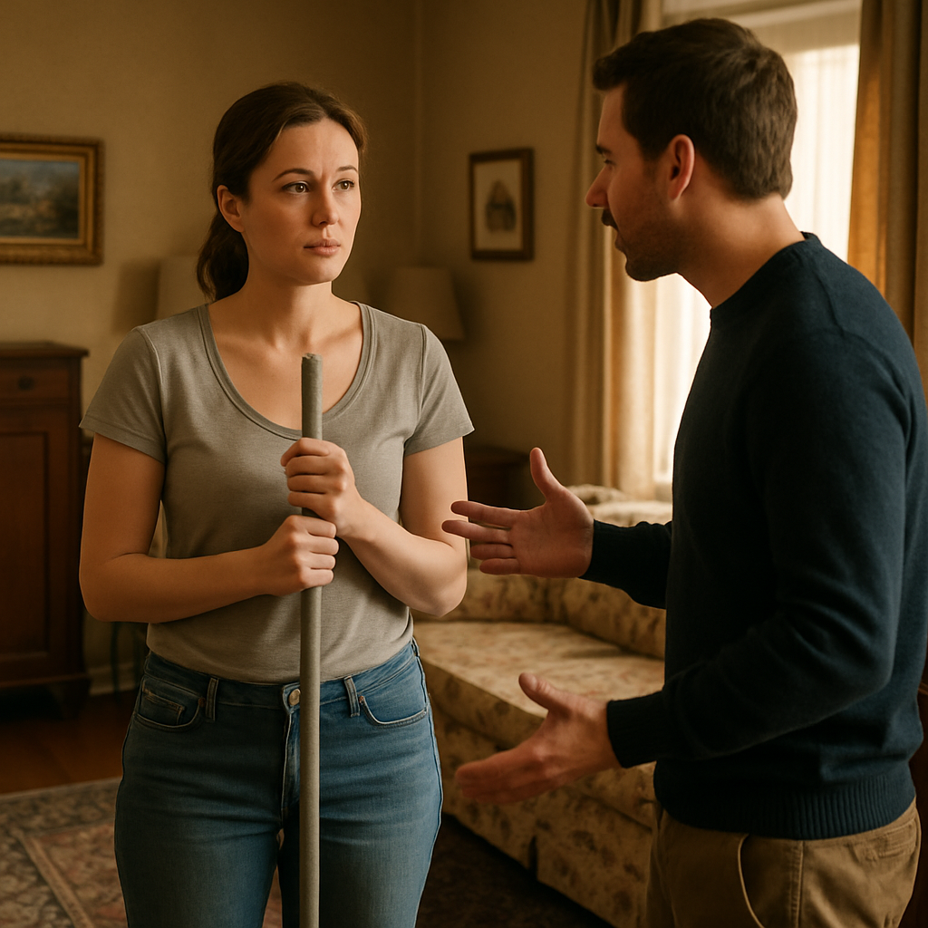 Раз живiт уже порожнiй — значить, настав час зайнятись справами. Пiдлоги самi себе не приберуть, — сказав вiн з таким виглядом, нiби вручав менi Нобелiвську премiю за те, що я знову можу тримати в руках швабру