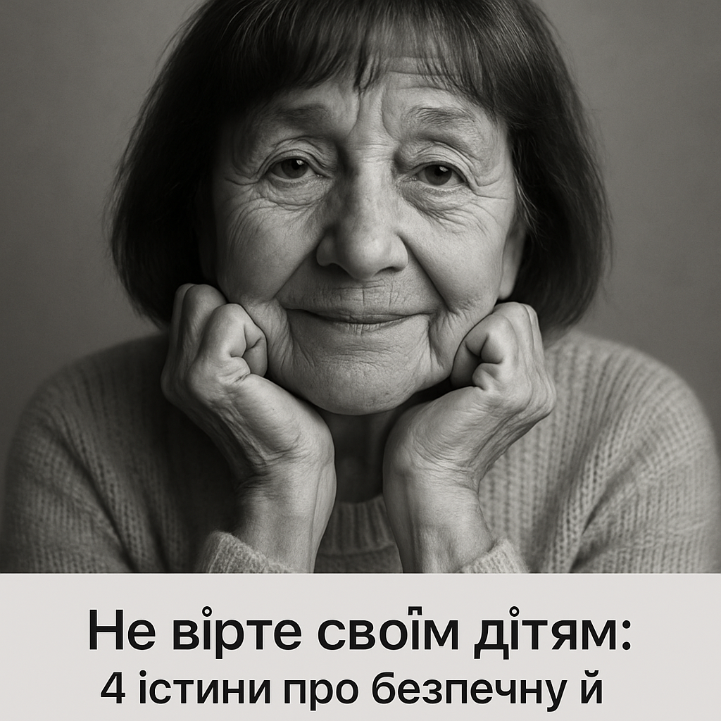 Не вірте своїм дітям: 4 істини про безпечну й щасливу старість, про які не прийнято говорити