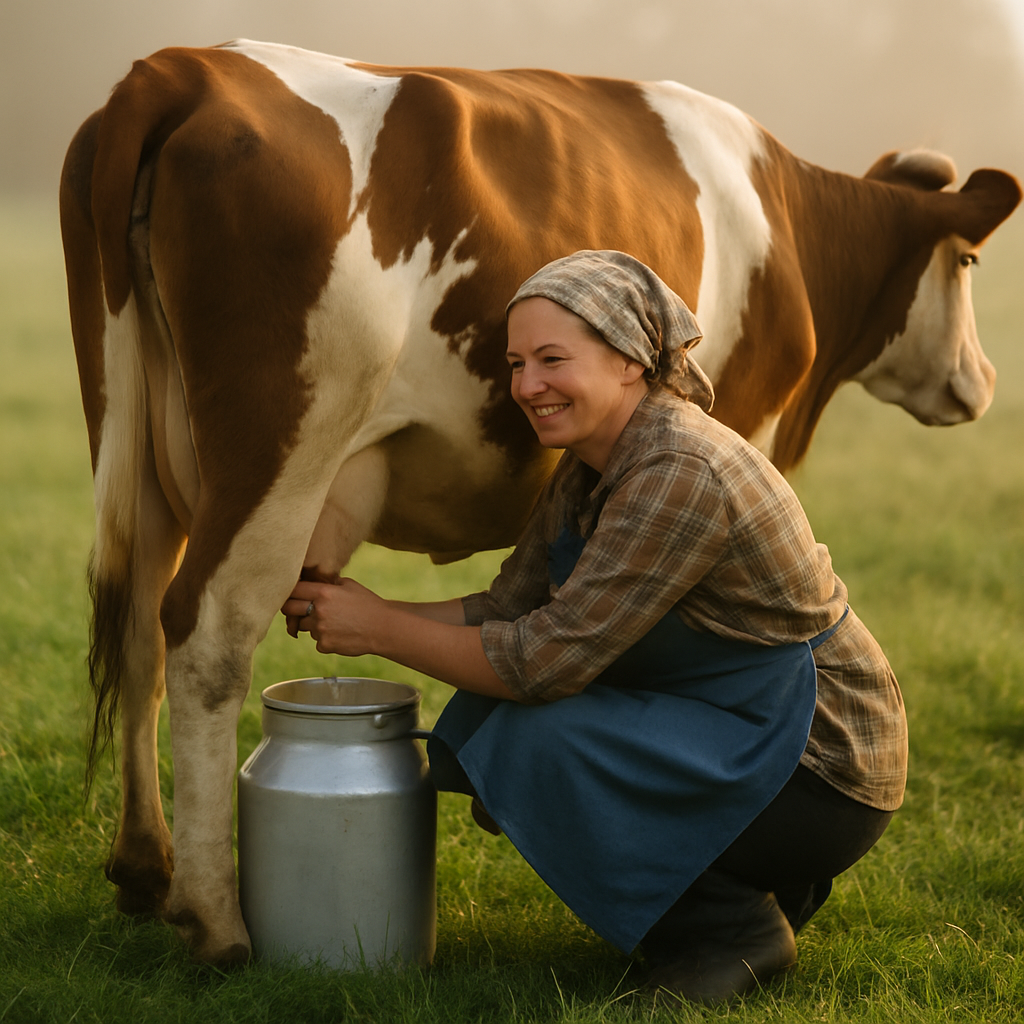 Знаєш, Таня, щоб так виглядати і в золоті ходити я щодня о 5-й ранку прокидаюся, до роботи корів встигаю подоїти, телят напоїти, і корм роздати, а потім вже на роботу основну збираюся, так що заздрити тут точно нема чому.