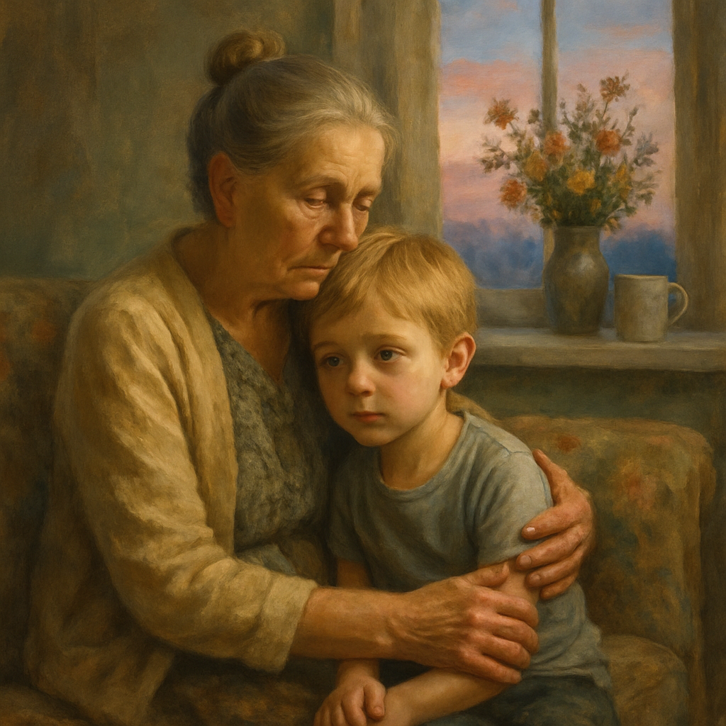 — Ну ви й ділові, синку. Тобто в своє свято я повинна сидіти з онуком, тому що у вас плани на вечір?