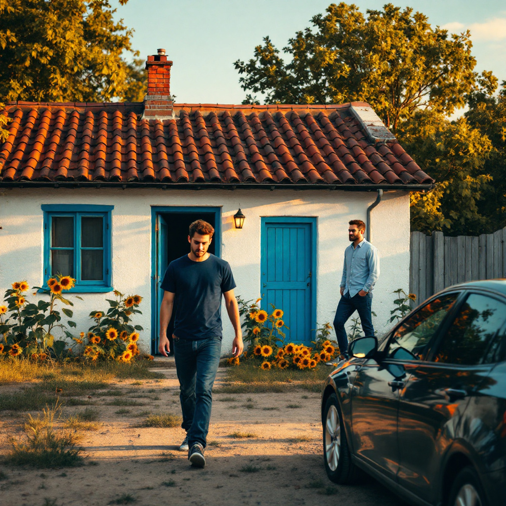 “-Поки мама жива була, ти й носа сюди не показував.