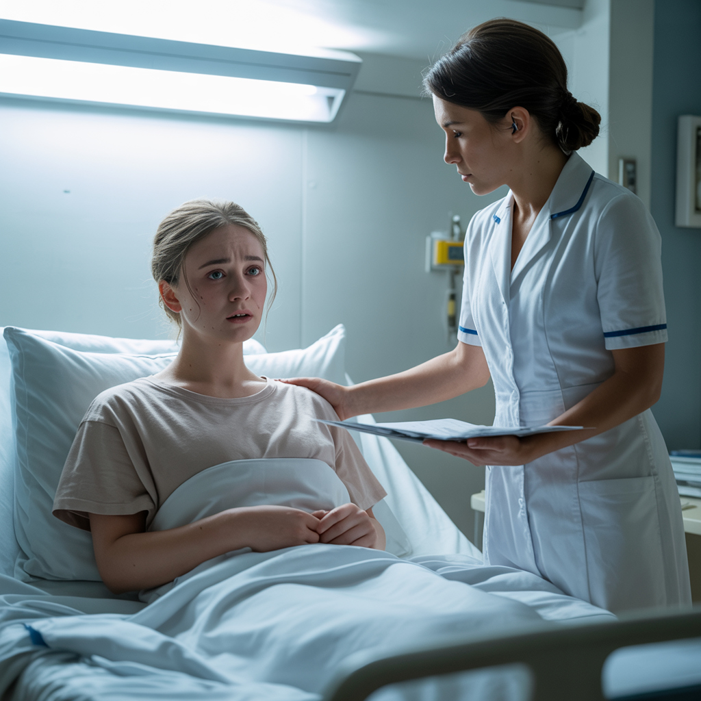 “Швидка їхала дуже довго. Настя сиділа на зупинці одна. Люди проходили повз, і нікому не було до неї справи.