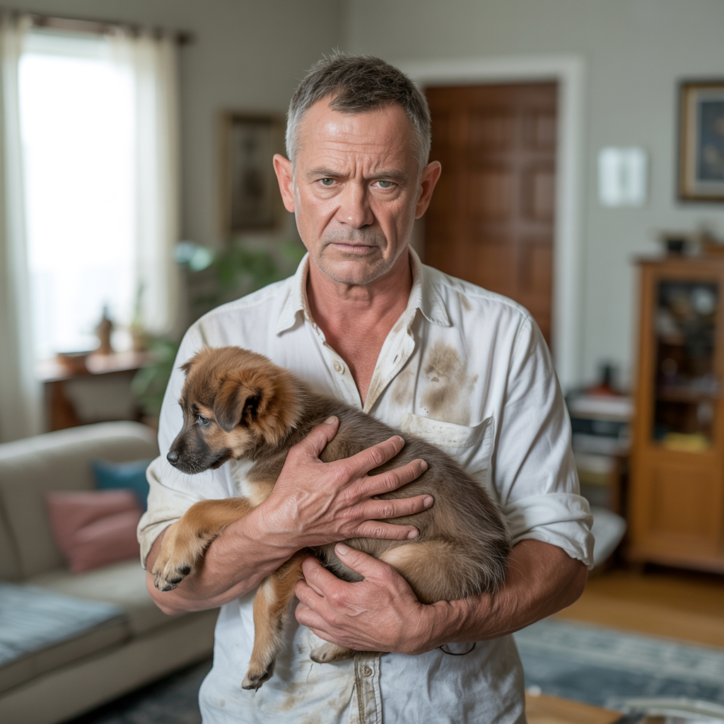 “– Це що ж виходить? Вони тебе… викинули з машини прямо на ходу? Мені під колеса? Тобто, вони хотіли тебе на той світ відправити? – Обурено дивився Дмитро на маленьке цуценя, яке він дістав зі сміттєвого пакета