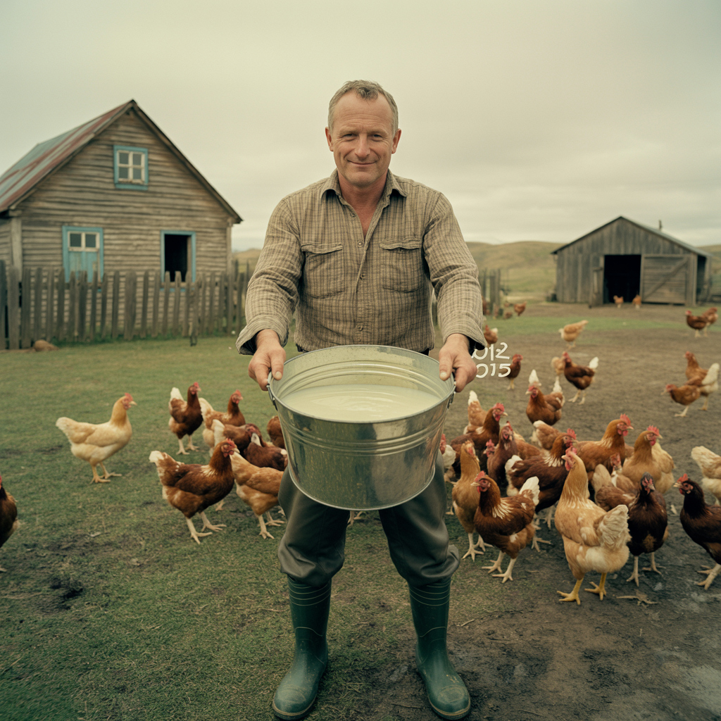 “– Ось що, дружино, дивлюся я, що справ у тебе по господарству мало! Як прийду ввечері з поля, ти вже на печі лежиш без діла, а робленого не видно. – Я теж відпочити хочу! Завтра ти на поле підеш, там трохи зорати залишилося, впораєшся своїми бабськими силами. А я вдома залишусь на господарстві