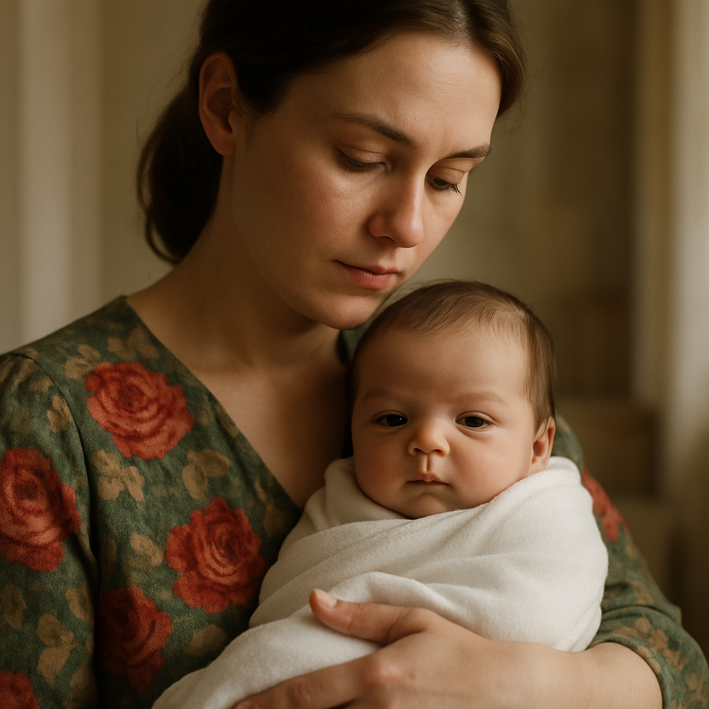 “Тетяна зрозуміла відразу, коли смикнула за ганчірочку, що стирчала з куща. Ганчірка виявилася старенькою кольоровою пелюшкою, і вона смикнула її сильніше. І застигла: на куточку пелюшки лежала маленька дитина