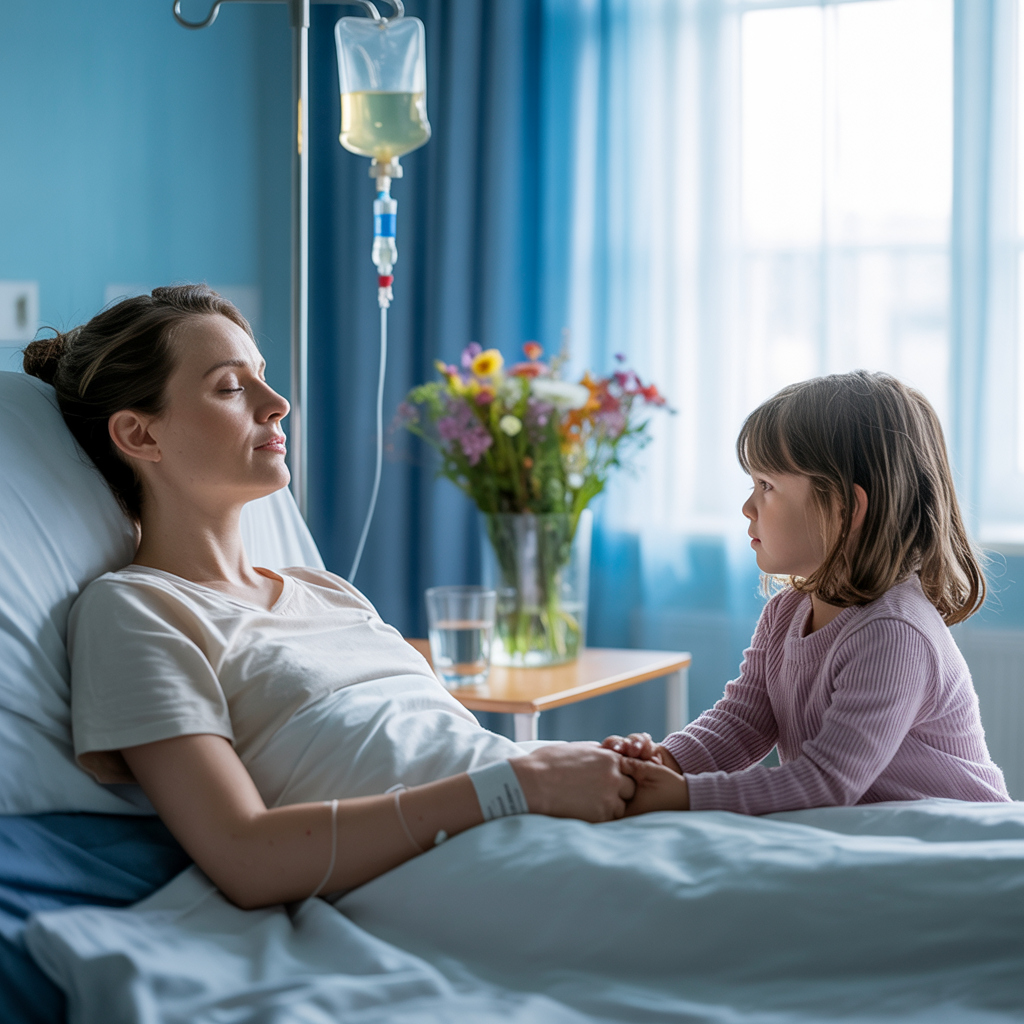 – Мені недобре, – Наталя різко піднялася з-за столу, стиснувши правий бік і прикривши рот рукою.