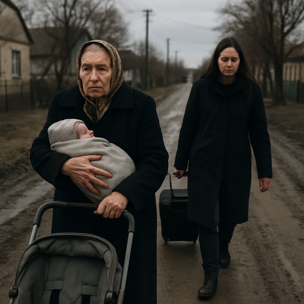 Знаєте що, Тетяна Анатоліївна, це ж і ваш онук теж! Будьте ласкаві, беріть і возіться.