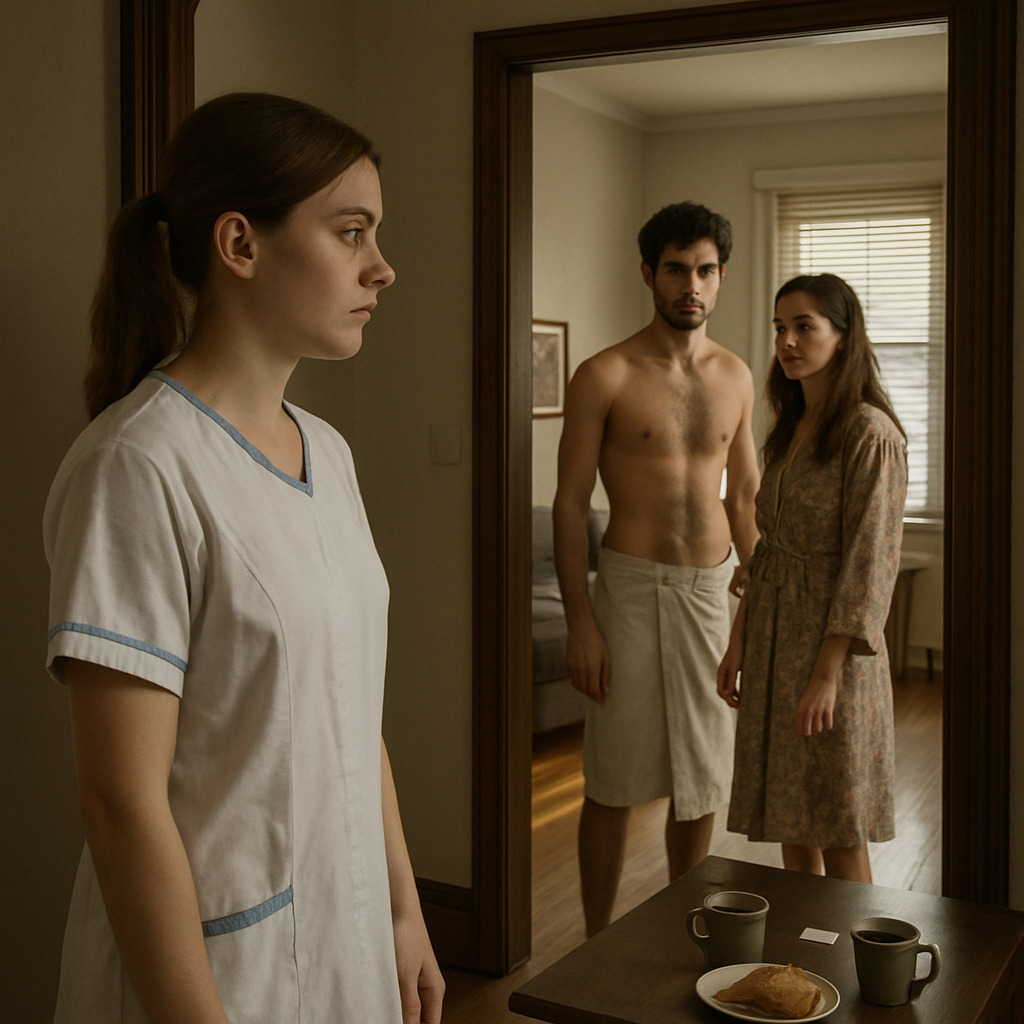 “– Ти ж писала, що випишуть у понеділок…- Перелякано мимрив чоловік