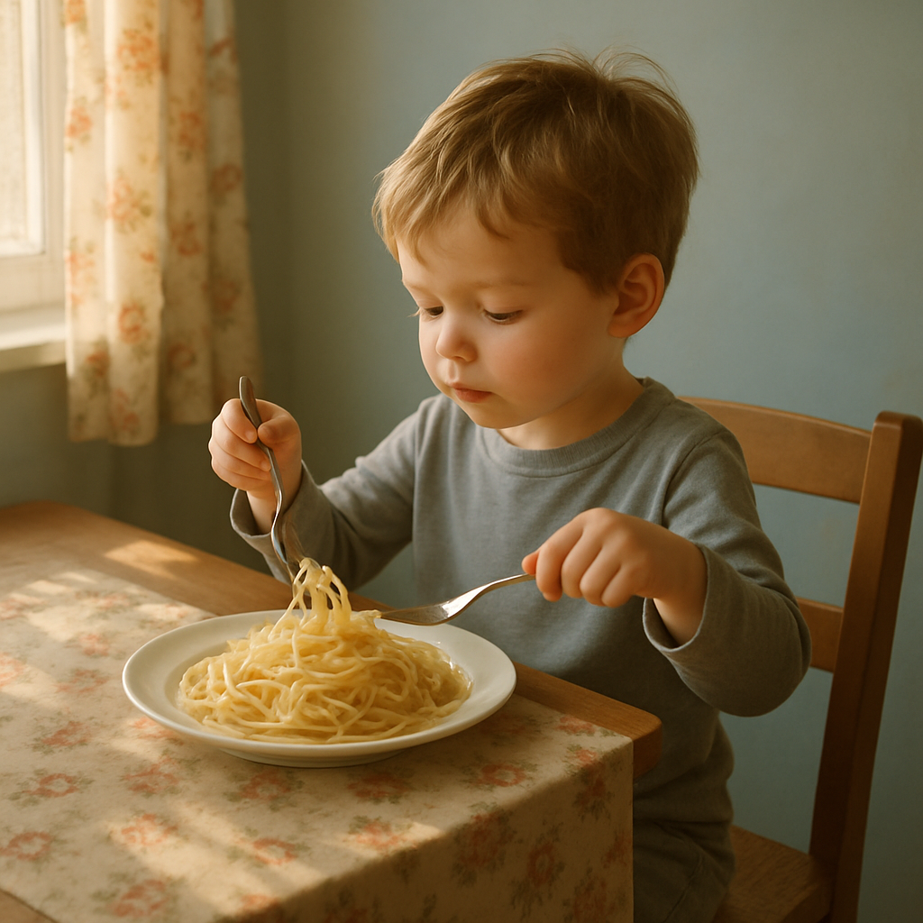 “– Я мушу поїсти вдома. Щоб бабуся не сварилася. – Як це – не сварилася? – Ілля насупився. Петя опустив очі в тарілку і ледве чутно промовив: – Вона сказала, що я її об’їдаю. Що через мене в неї грошей не вистачає