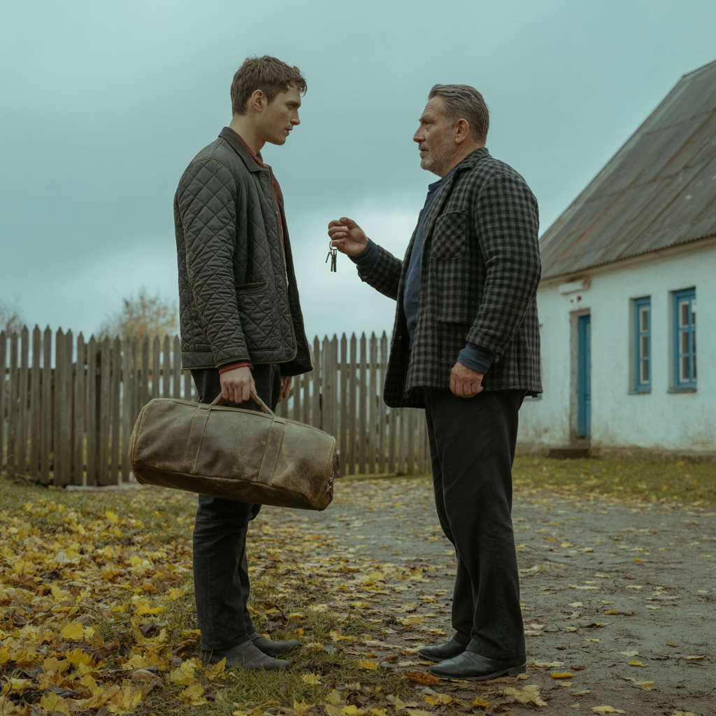 “– З’явився, на кого не чекали! – Вигукнув Дмитро Петрович. – Так можеш назад провалювати! – Тату, ти чого? – Здивувався Андрій. – Я двадцять років удома не був, а тут така зустріч! – Була б моя воля, я б тебе ременем зустрів! – Дмитро Петрович схопився за пояс. – А нічого! Ми зараз це виправимо!