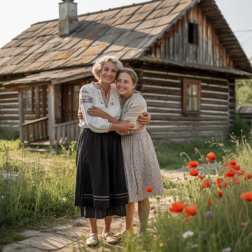 “– Туди можна? А господарі де? Ви що, орендували наш дім? – Заходь, сестричко. І бери вище. Будинок знову наш!