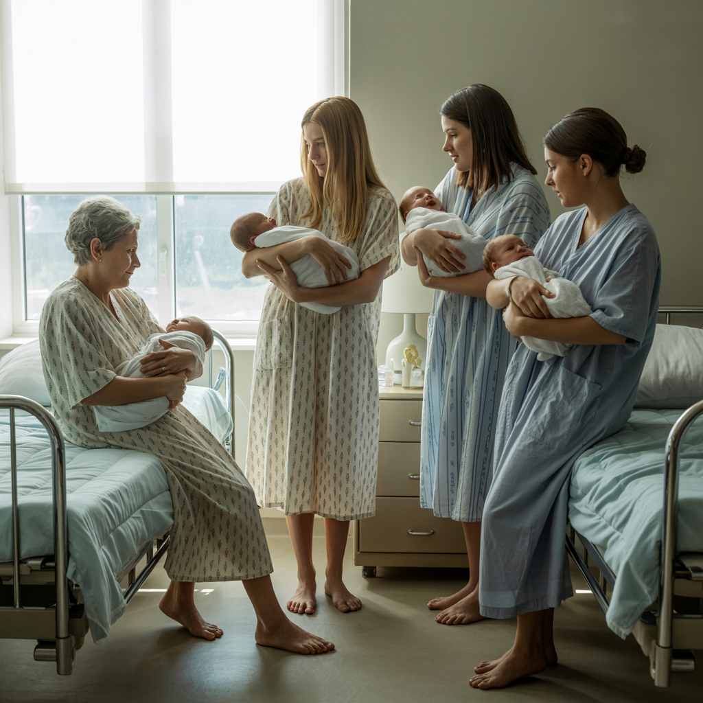 Ой, ви бачили, дівчата, жінка, яка у нас у палаті? Літня вже… – Так, сива зовсім. Напевно, онуки є, а все туди ж – малюка зажадала, у її віці…