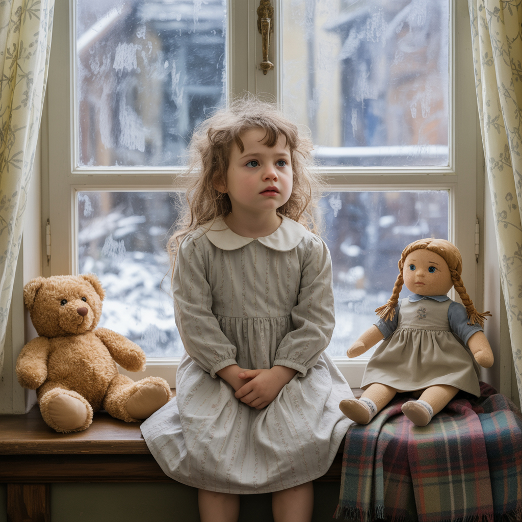 – Олечко, доню, я тебе прошу, – мама присіла біля Олі навпочіпки, – нам потрібно тут пожити, трохи, скоро все закінчиться, і ми знову поїдемо в місто