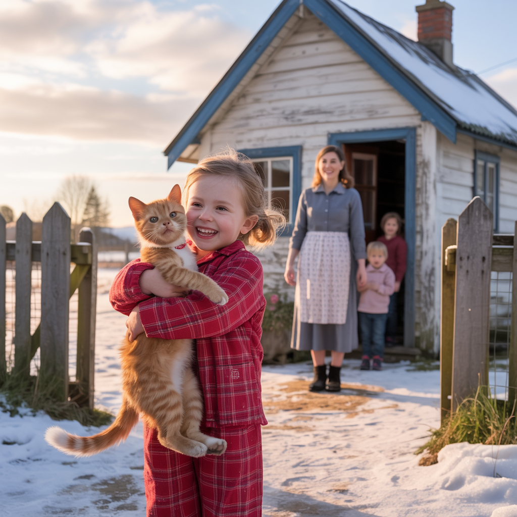 “— Тату, не увозь! — схлипнула молодша дочка, Катруся, семирічна, з почервонілим від сліз носом. — Дашку не можна віддавати, вона ж наша! – Твоя Дашка, – батько різко смикнув кермо, – скрізь гадить. Всюди! І в коридорі, і біля грубки, і вчора у взутті купу лишила. А куди належить, ходити не хоче. Мені що, з нею робити? — Але ж тато…