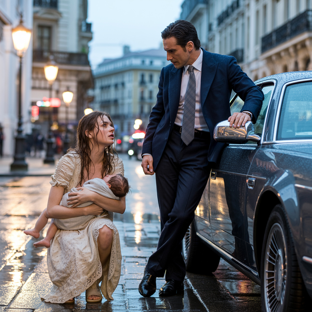 «Врятуйте мою дитину…» — благає мати-одиначка, але погляд мільйонера змінює все.