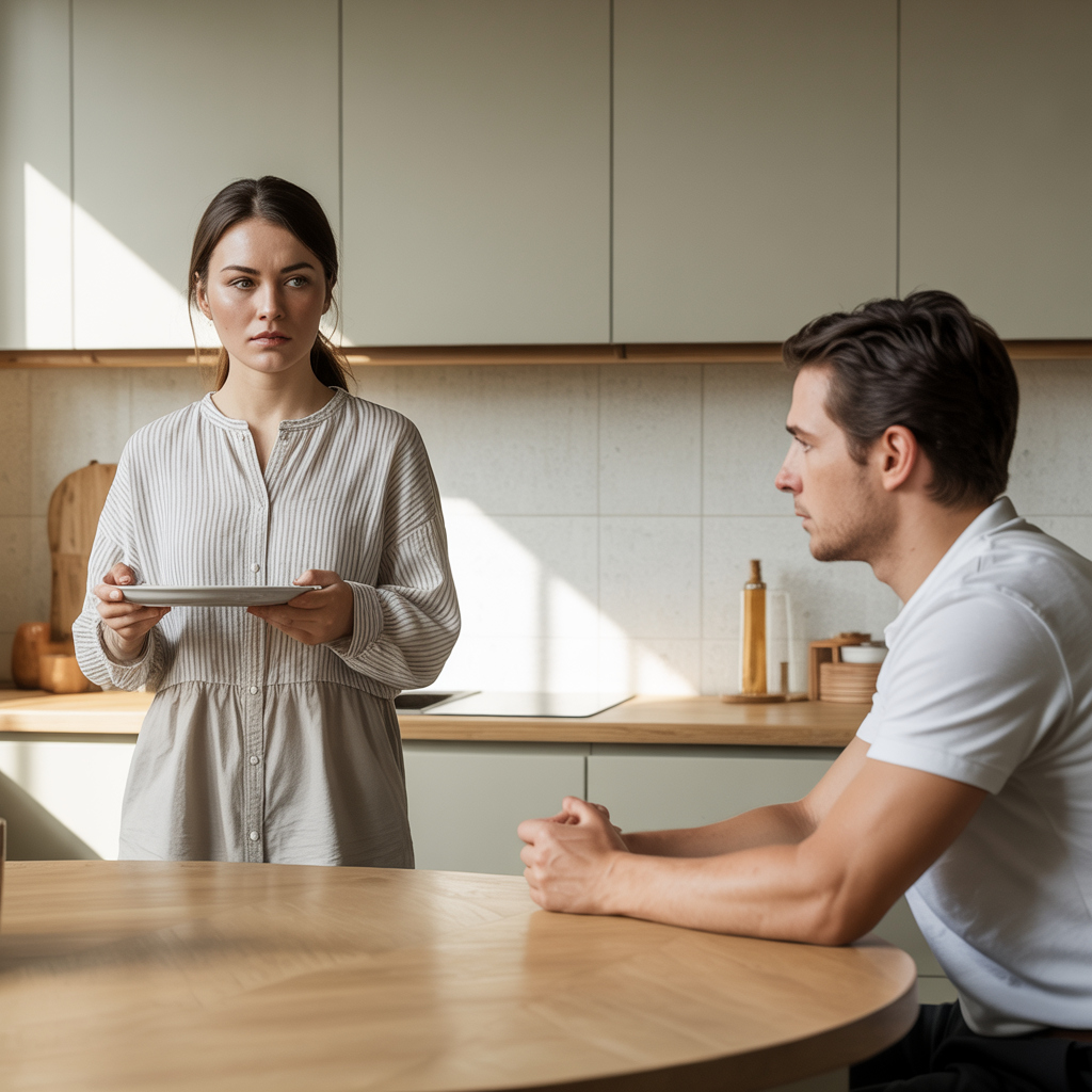 – Що означає, сама плати? – Здивовано запитала Наталка. – Ну, ти ж працюєш, як і я? Ти поїла замовлені страви, як і я? У тебе, як і в мене, дві руки, й дві ноги? Чому я маю за тебе платити? – Запитав Сергій, риючись у гаманці