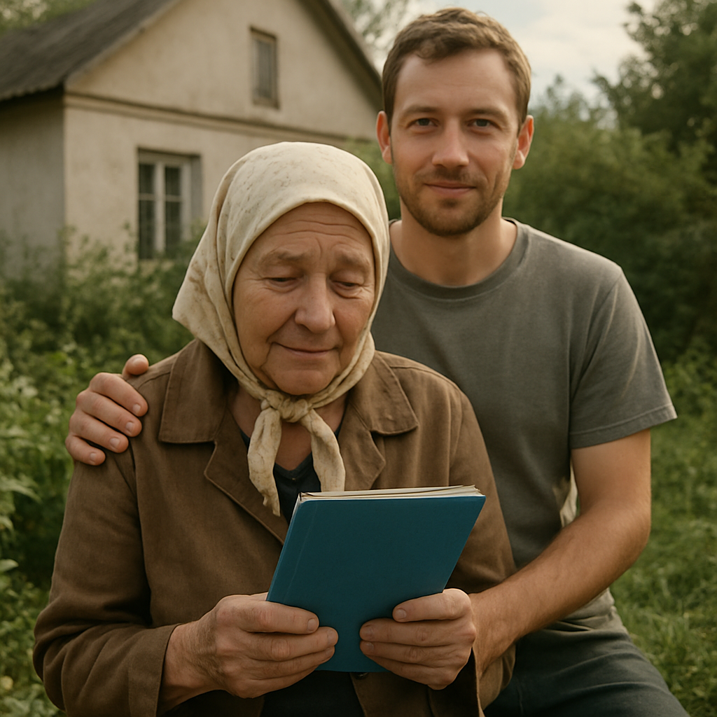 Михайле, тут таке. Коротше, якийсь незнайомий чоловік у твоєї матері ошивається. Приїжджай швидше