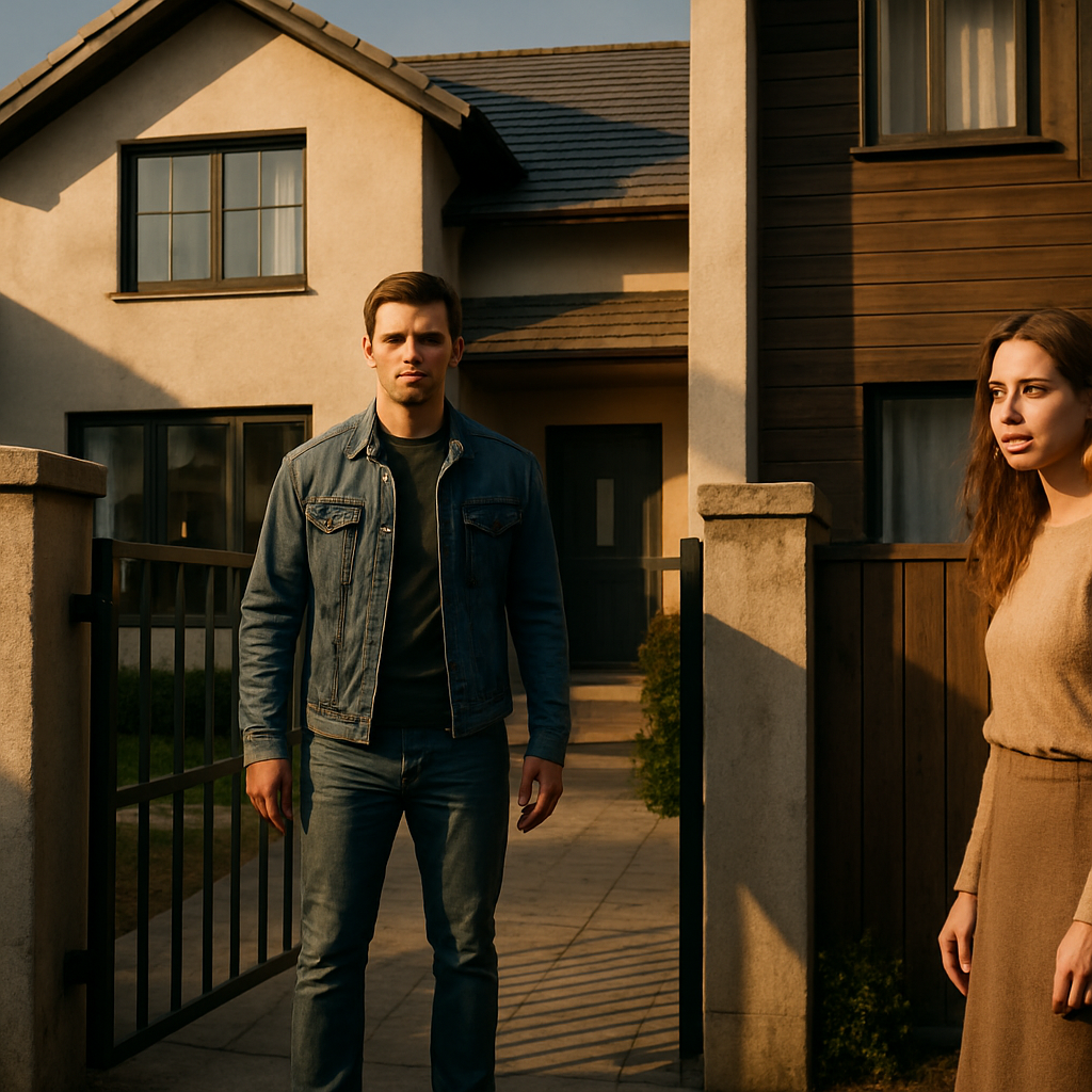 – Будинок мій, ви тут живете на пташиних правах, – заявив зять. – І у своєму будинку я робитиму те, що вважаю за потрібне. – А ви, – він подивився на батьків дружини, – якщо обурюватиметеся, миттю опинитеся за ґанком із валізами