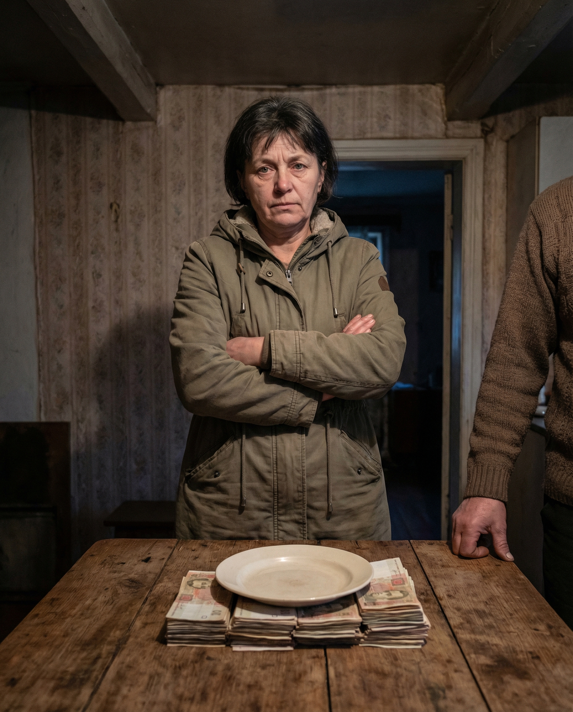 – А де вечеря, Надю? Чому на столі пусто? – Спитав чоловік. – Вечеря там же, де й твої грошики, любий! – Відрізала дружина