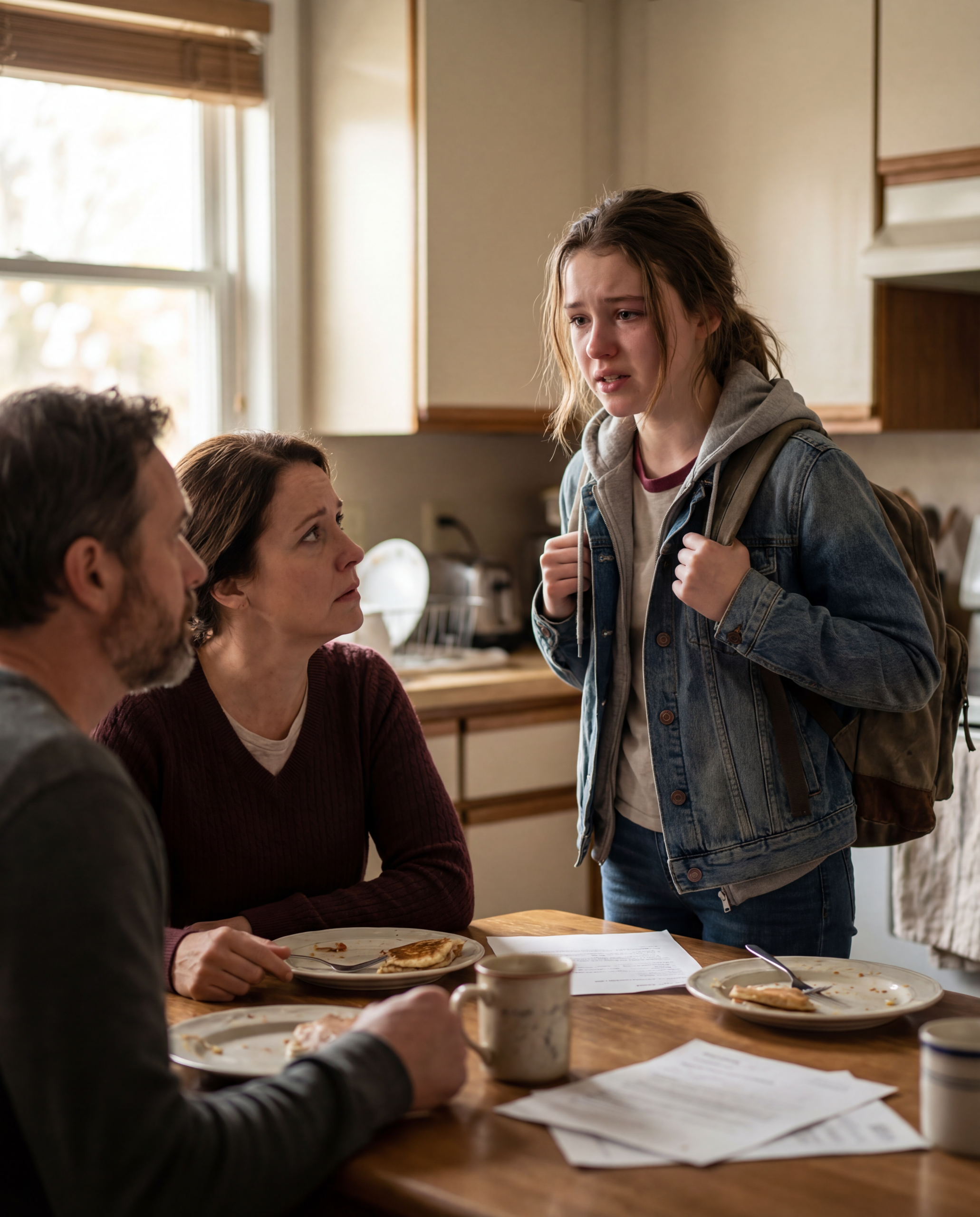 — Я до бабусі поїду! Ви мене не розумієте, тільки Вадика свого любите! — Юлю, ну ж Вадим ще маленький, а тобі вже скоро шістнадцять! — І що, можна з мене робити няньку? А для бабусі я завжди маленька, і вона мене любить! — Юля схопила рюкзак і почала складати туди свої речі