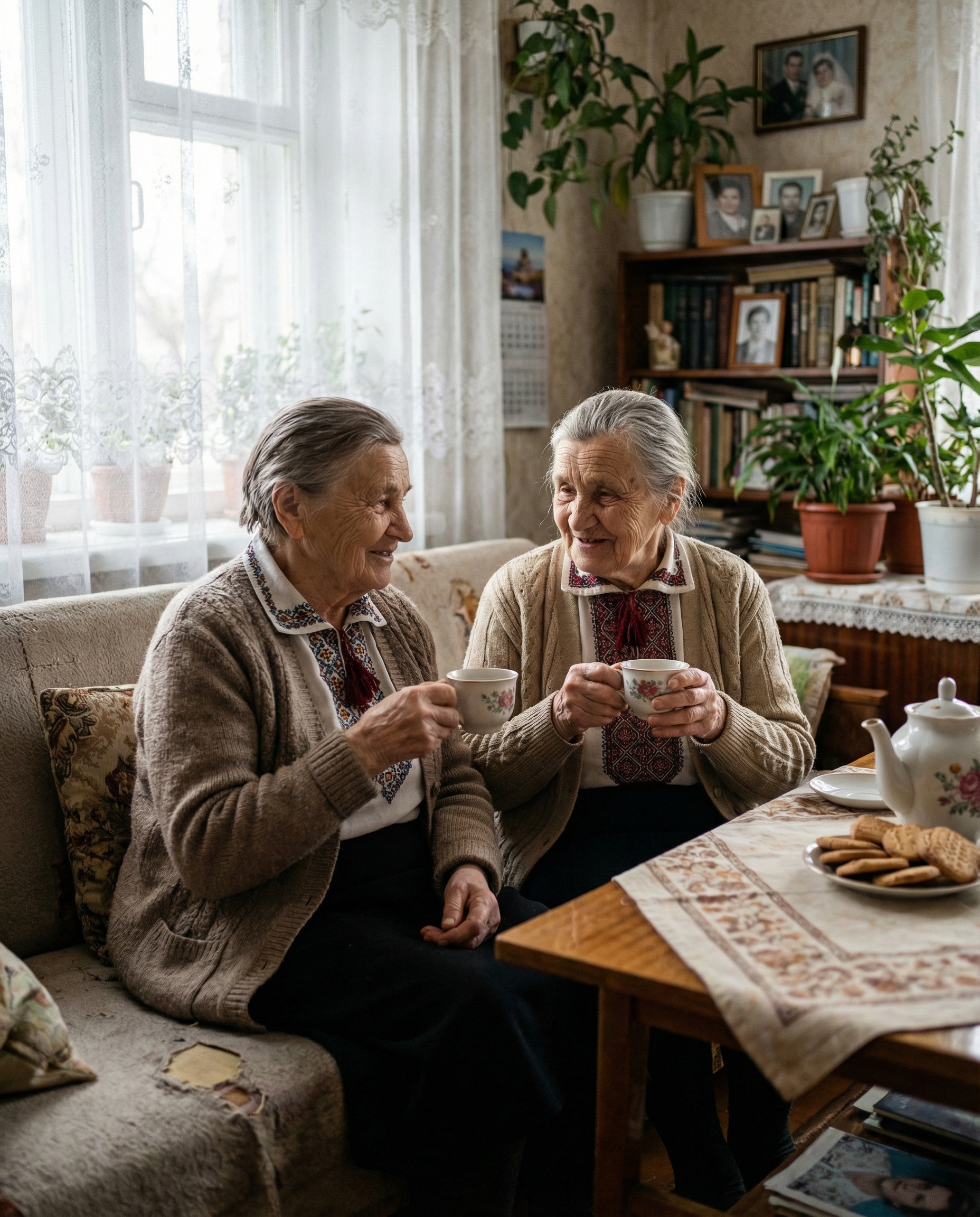 Почалося все одразу після того, як Надя та Іван одружилися. Їхні мами дуже подружилися. Спілкувалися, передзвонювалися, ходили одна до одної в гості, добре жили вони недалеко. Обидві мами були вдовами і перебували в приблизно однаковому віці. Досить немолодому, поважному. Обидві на пенсії, приблизно однаково крихітного розміру. Болячки однакові, біди й проблеми теж
