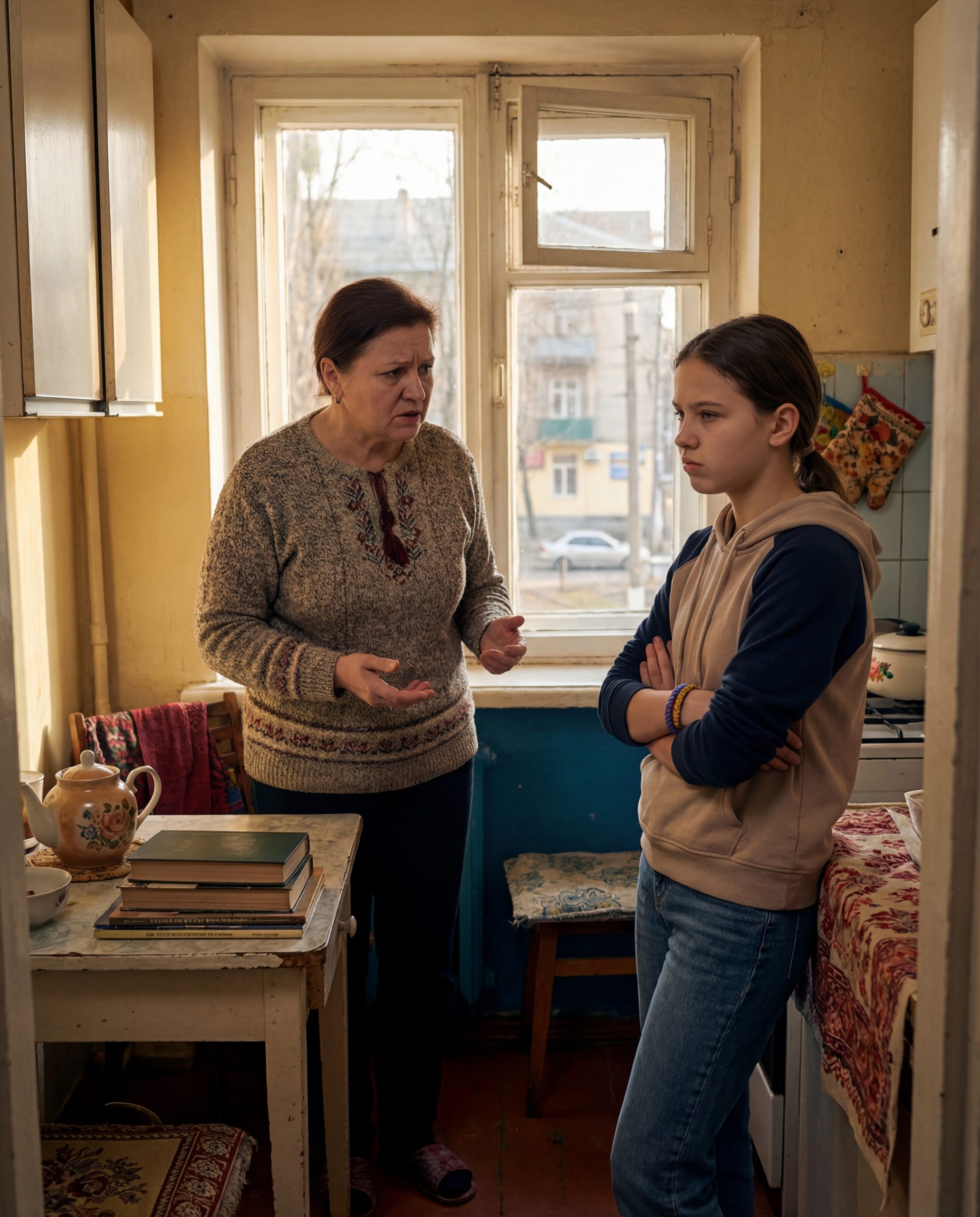 — Як сходила вчора? – запитала Лідія Миколаївна в доньки. — Нормально, – фиркнула та, – усі потім у кафе пішли, а я одна додому поперлася. Тобі ж батько надсилає аліменти. Куди ти їх діваєш