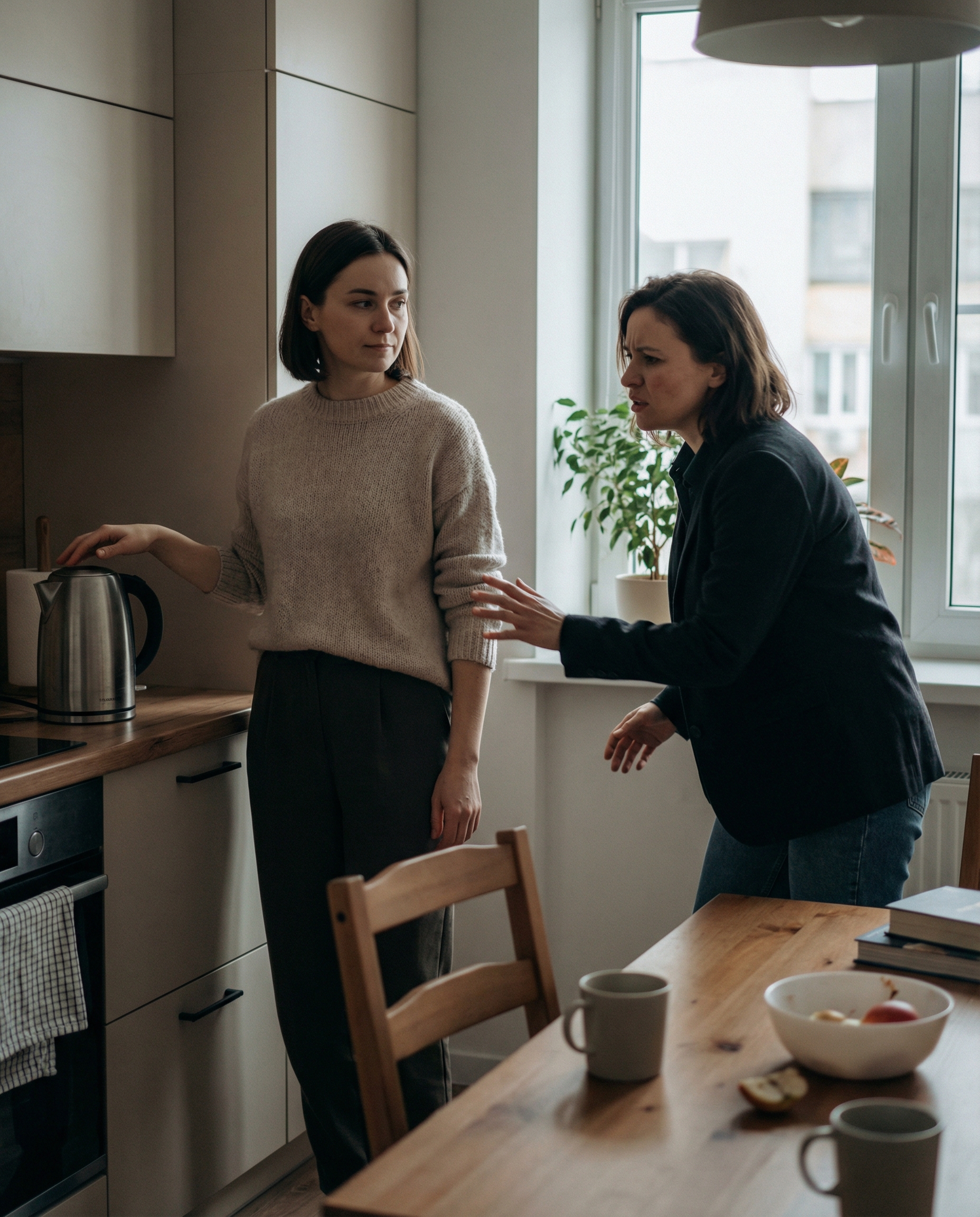 — Я піду чайник поставлю, – несподівано мирно сказала Наталка. — Не треба чайник, – Марина різко встала. – Ви не зрозуміли? Нам з’їжджати треба. Завтра! Господиня квартири попередила – якщо затримаємо оплату ще на день, речі на вулицю виставить. — І куди ви всі речі повезете? – практично запитала Олена Павлівна. – На дачу? Там же холод собачий, опалення немає. — Є грубка, – вперто сказала Марина. – І електрообігрівачі купимо. — На які гроші? – хмикнула Наталя з кухні. — Знайдемо! Діма підробіток шукає, я… я теж що-небудь придумаю