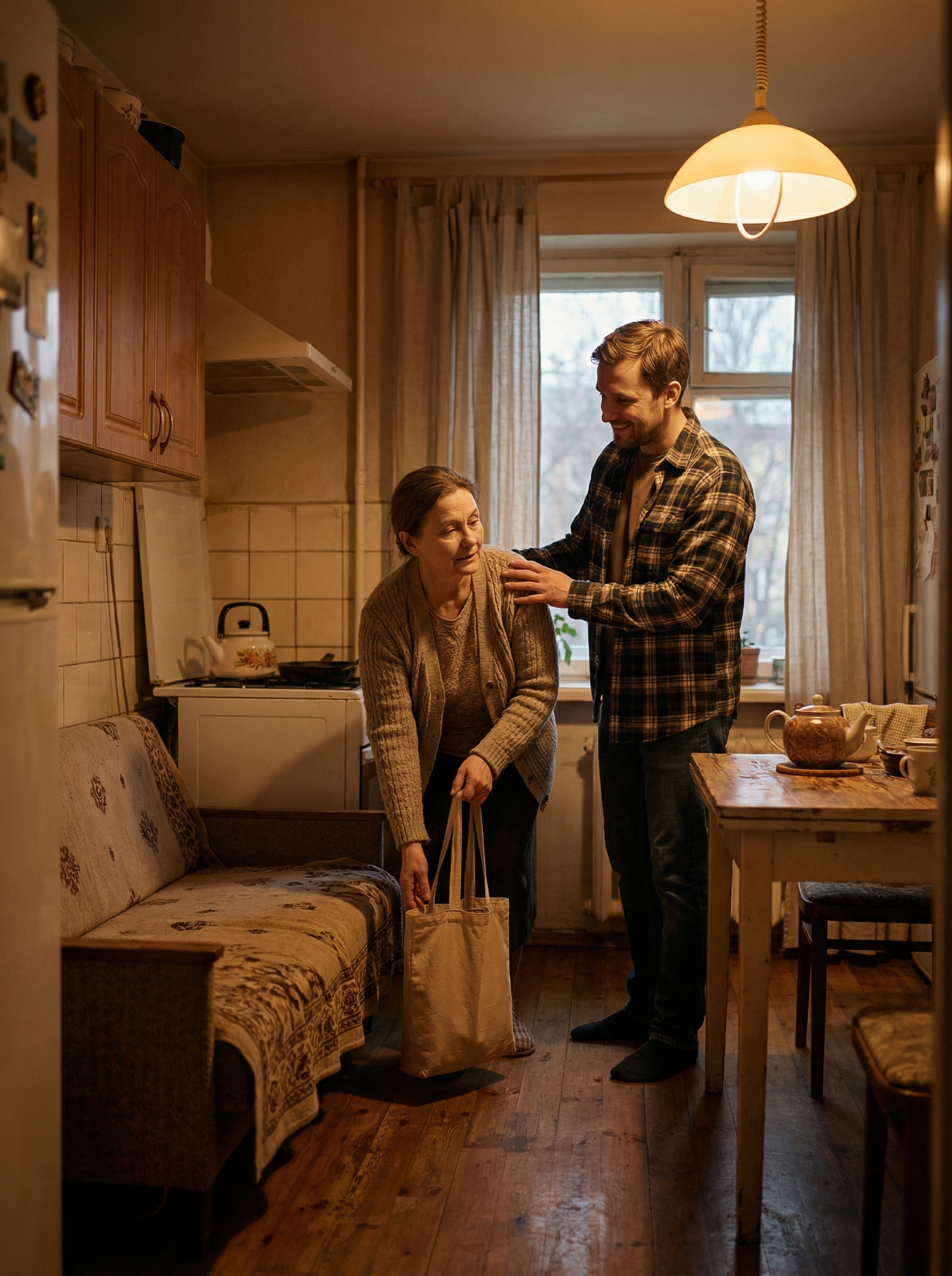 Спочатку було важко – все нове, чужа мова, не дуже добрі умови, ми винаймали квартиру, 6 жінок тіснилися у двокімнатній квартирі